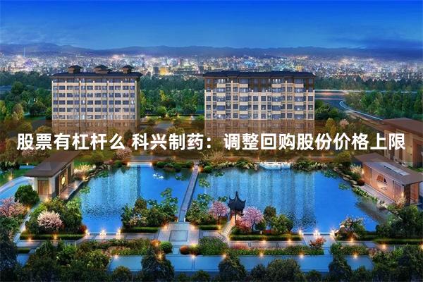 股票有杠杆么 科兴制药：调整回购股份价格上限