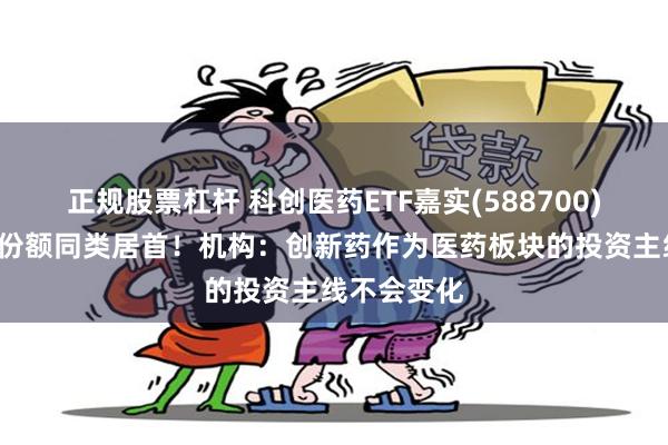 正规股票杠杆 科创医药ETF嘉实(588700)近1年新增份额同类居首！机构：创新药作为医药板块的投资主线不会变化