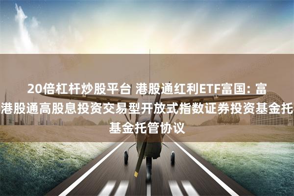20倍杠杆炒股平台 港股通红利ETF富国: 富国中证港股通高股息投资交易型开放式指数证券投资基金托管协议