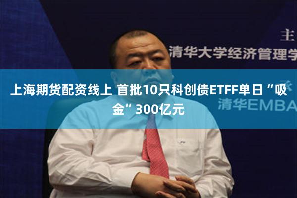 上海期货配资线上 首批10只科创债ETFF单日“吸金”300亿元