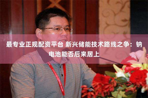 最专业正规配资平台 新兴储能技术路线之争:钠电池能否后来居上