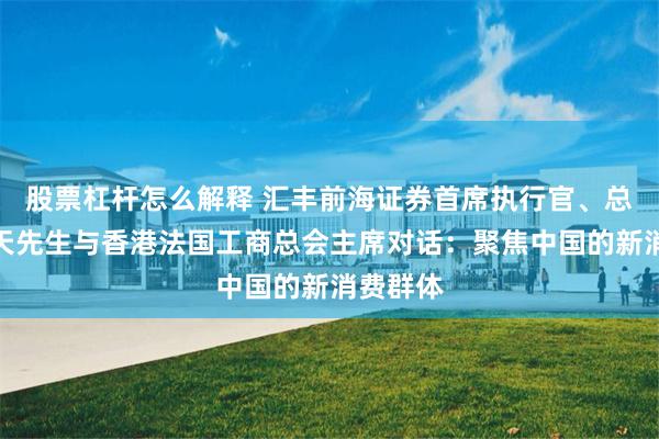 股票杠杆怎么解释 汇丰前海证券首席执行官、总经理陆天先生与香港法国工商总会主席对话:聚焦中国的新消费群体